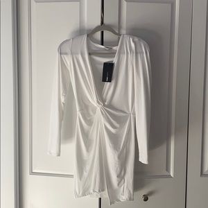 White fashion nova dress!